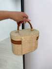 BOLSO POUCH RAFIA MATERIAL